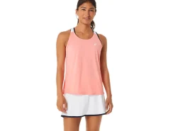Kleding|Tennis>ASICS COURT TANK Guava/Brilliant White