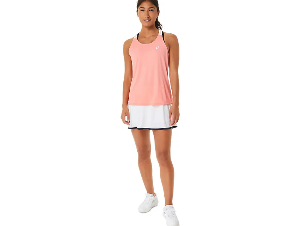 Kleding|Tennis>ASICS COURT TANK Guava/Brilliant White