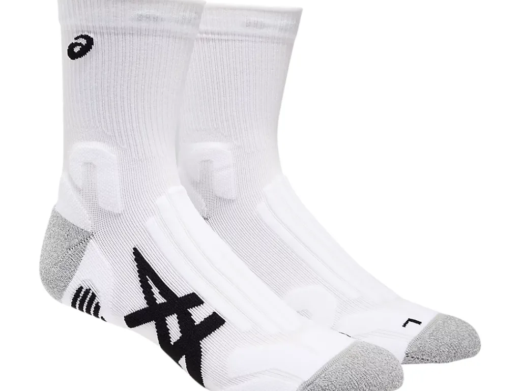 Tennis|Sokken>ASICS COURT+ TENNIS CREW SOCK Brilliant White