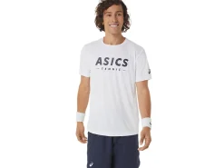 Kleding|Tennis>ASICS COURT TENNIS GRAPHIC TEE Brilliant White