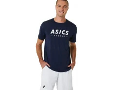 Kleding|Tennis>ASICS COURT TENNIS GRAPHIC TEE Midnight