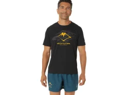 Kleding|Trail running>ASICS FUJITRAIL LOGO SS TOP Performance Black/Carbon/Fellow Yellow