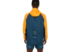 Trail running|Kleding>ASICS FUJITRAIL PACKABLE JACKET Fellow Yellow/Magnetic Blue