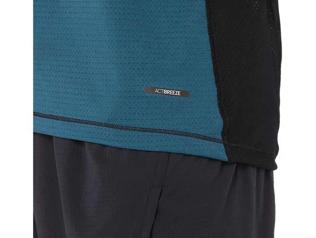 Kleding|Trail running>ASICS FUJITRAIL SS TOP Magnetic Blue/Performance Black
