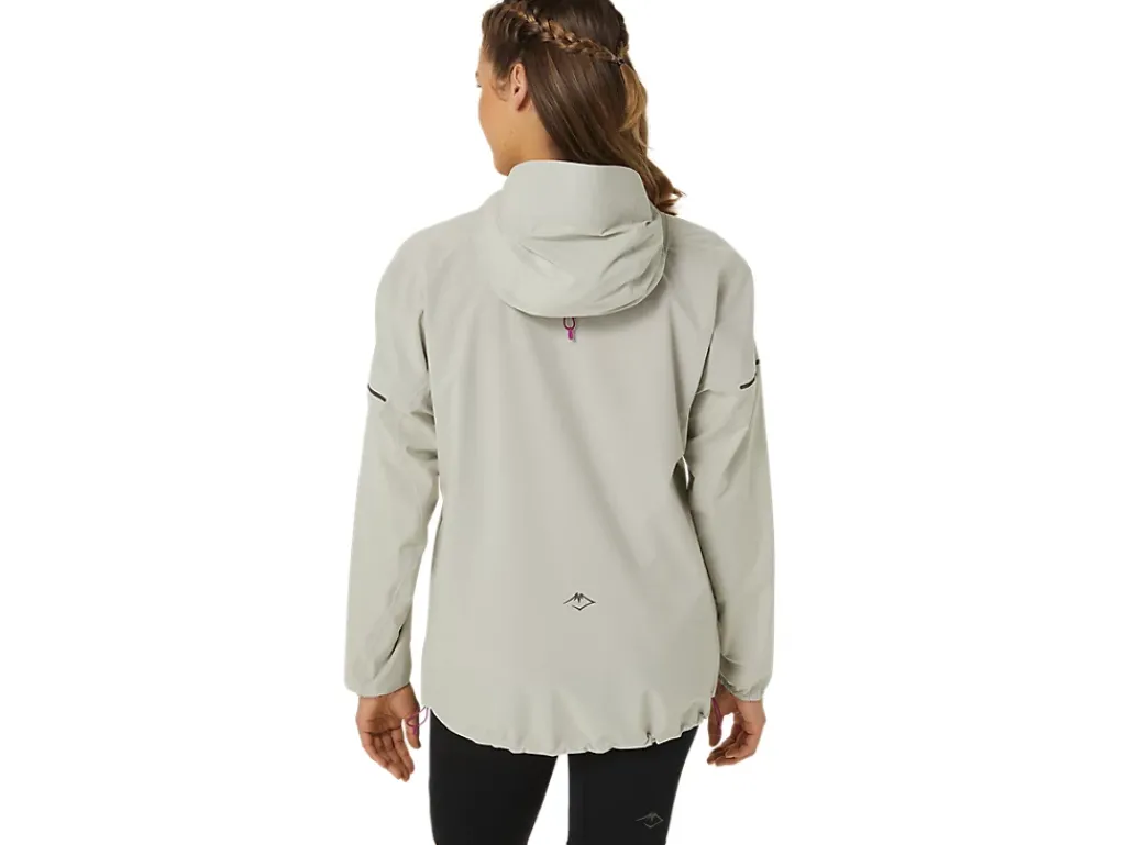 Kleding|Trail running>ASICS FUJITRAIL WATERPROOF JACKET Birch