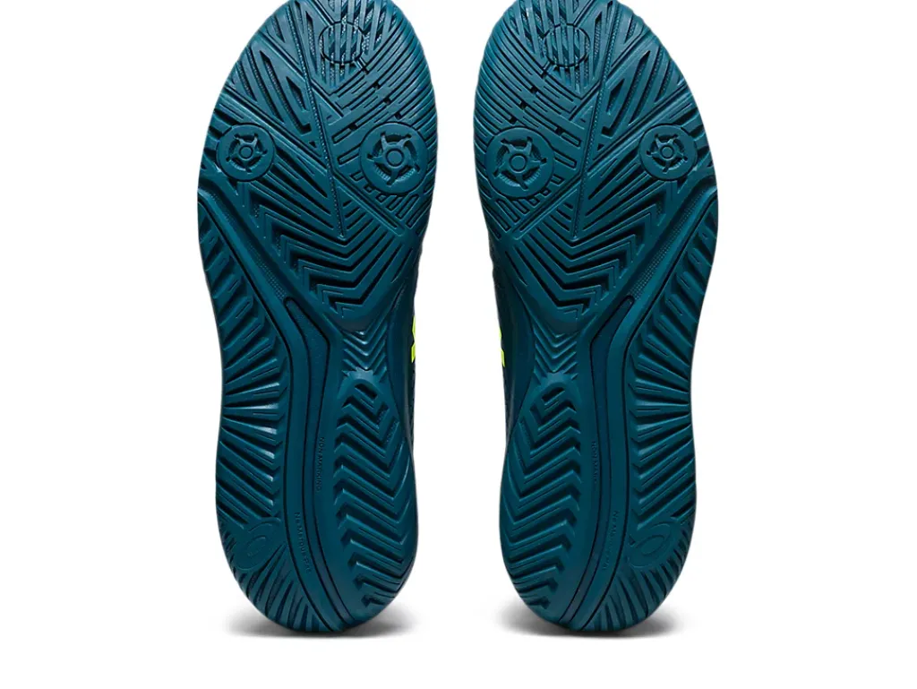 Tennisschoenen|Tennis>ASICS GEL-CHALLENGER 14 Restful Teal/Safety Yellow