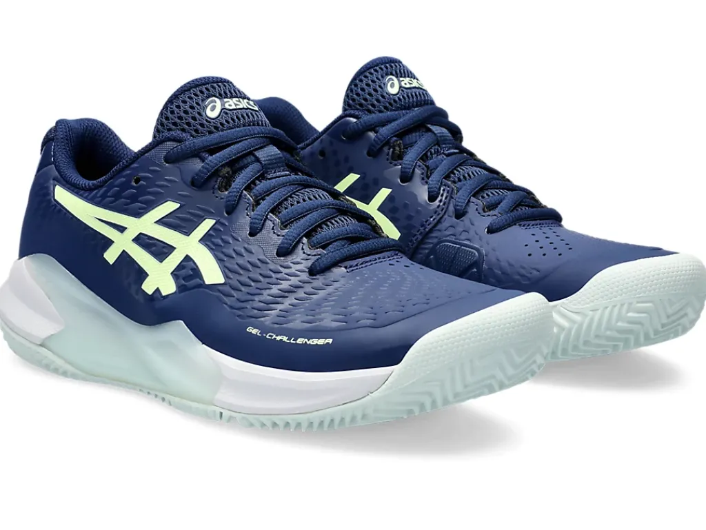 Tennisschoenen|Tennis>ASICS GEL-CHALLENGER 14 CLAY Blue Expanse/Illuminate Yellow
