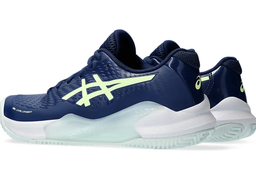 Tennisschoenen|Tennis>ASICS GEL-CHALLENGER 14 CLAY Blue Expanse/Illuminate Yellow