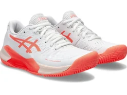 Tennisschoenen|Tennis>ASICS GEL-CHALLENGER 14 CLAY White/Sun Coral