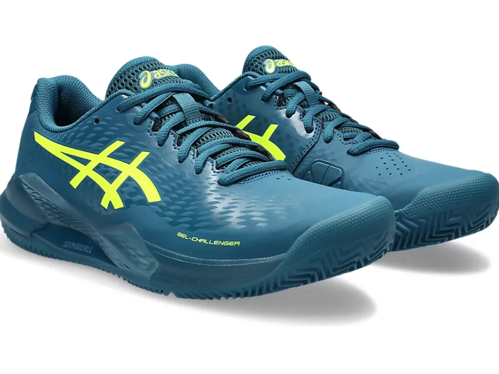 Tennisschoenen|Tennis>ASICS GEL-CHALLENGER 14 CLAY Restful Teal/Safety Yellow