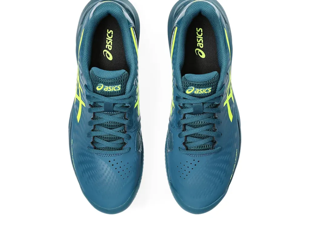 Tennisschoenen|Tennis>ASICS GEL-CHALLENGER 14 CLAY Restful Teal/Safety Yellow