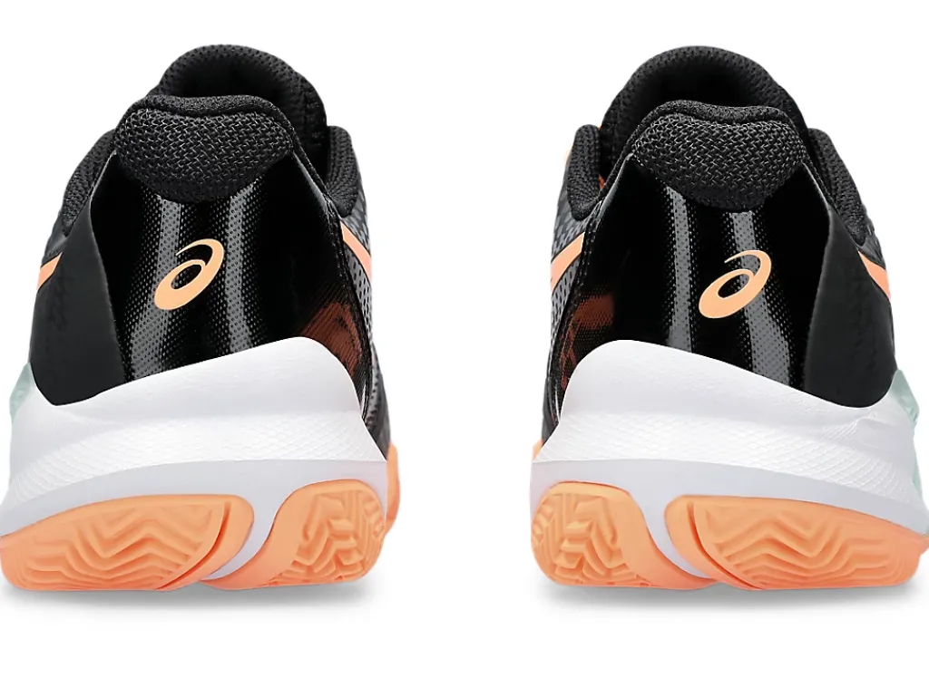 Padel|Padel>ASICS GEL-CHALLENGER 14 PADEL Black/Bright Sunstone