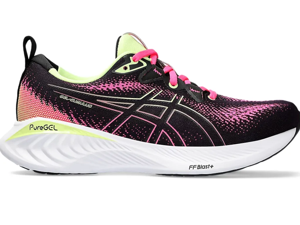 GEL-CUMULUS™|Hardloopschoenen>ASICS GEL-CUMULUS 25 Black/Hot Pink