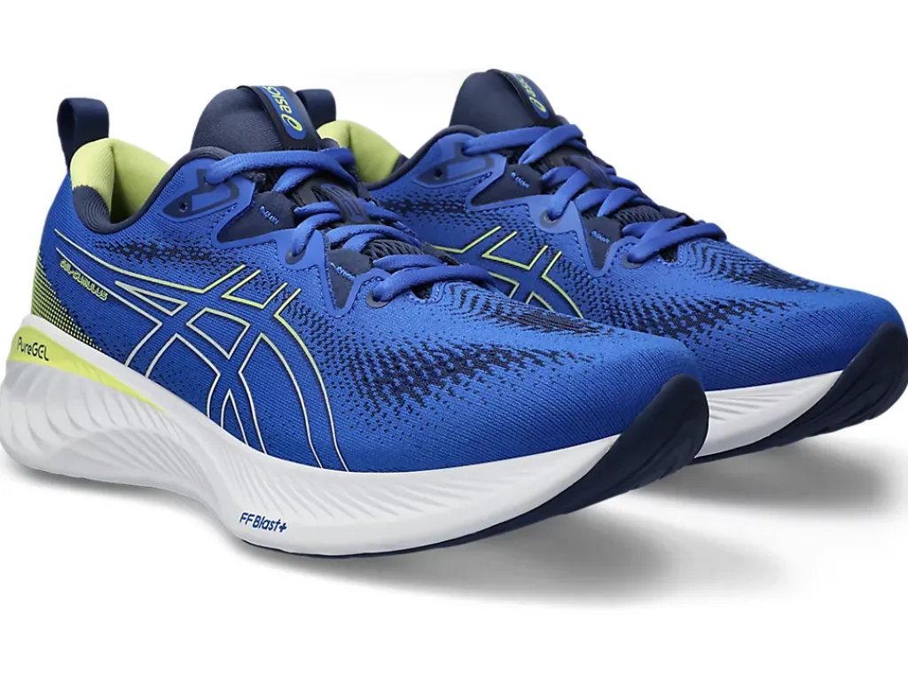 GEL-CUMULUS™|Verder hardlopen - neutral>ASICS GEL-CUMULUS 25 Illusion Blue/Glow Yellow