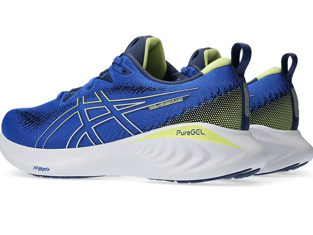 GEL-CUMULUS™|Verder hardlopen - neutral>ASICS GEL-CUMULUS 25 Illusion Blue/Glow Yellow