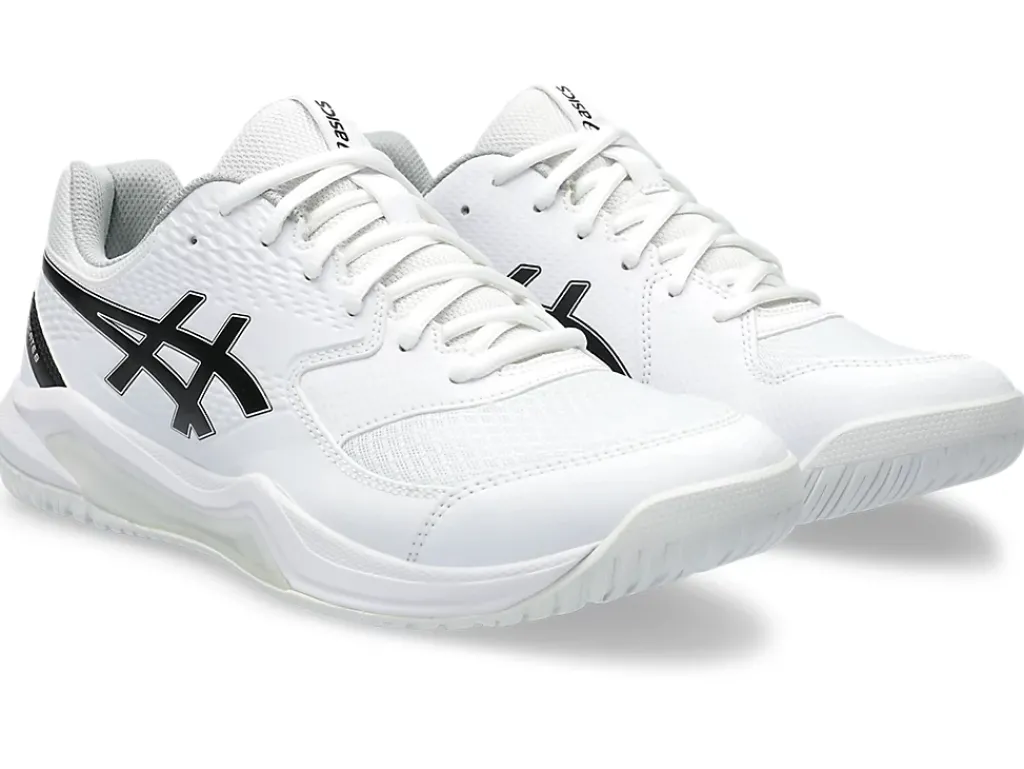 Tennisschoenen|Tennis>ASICS GEL-DEDICATE 8 White/Black