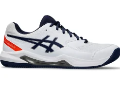 Tennisschoenen|Tennis>ASICS GEL-DEDICATE 8 CLAY White/Blue Expanse