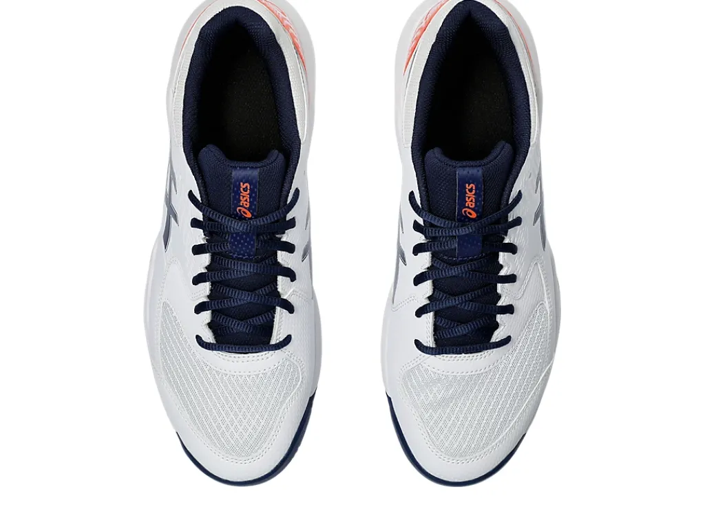 Tennisschoenen|Tennis>ASICS GEL-DEDICATE 8 CLAY White/Blue Expanse
