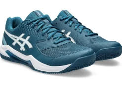 Tennisschoenen|Tennis>ASICS GEL-DEDICATE 8 CLAY Restful Teal/White