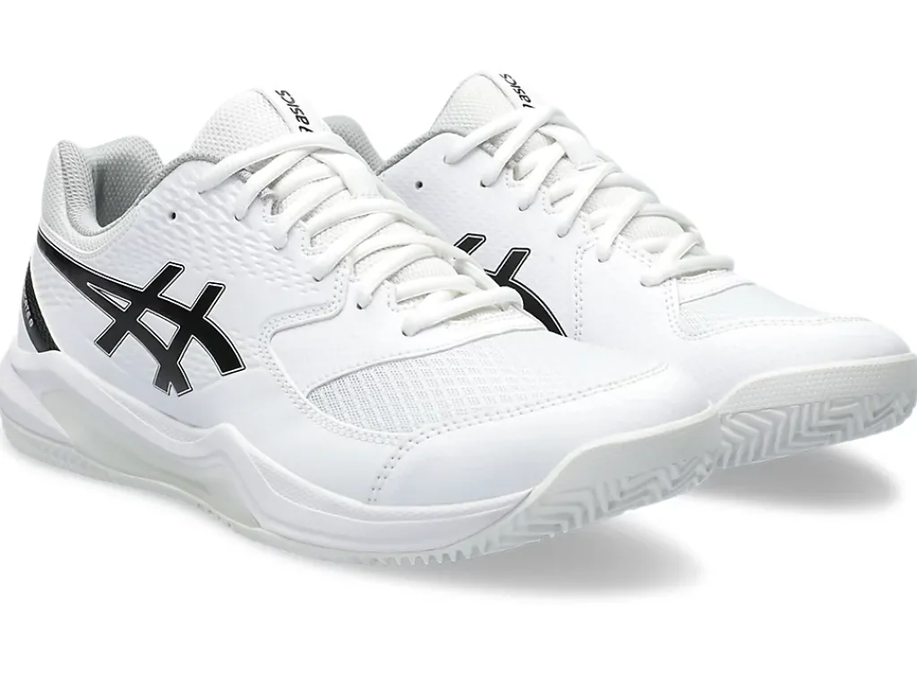 Tennisschoenen|Tennis>ASICS GEL-DEDICATE 8 CLAY White/Black
