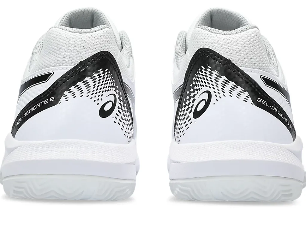 Tennisschoenen|Tennis>ASICS GEL-DEDICATE 8 CLAY White/Black