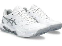 Tennisschoenen|Tennis>ASICS GEL-DEDICATE 8 CLAY White/Pure Silver