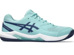 Padel|Padel>ASICS GEL-DEDICATE 8 PADEL Teal Tint/Thunder Blue