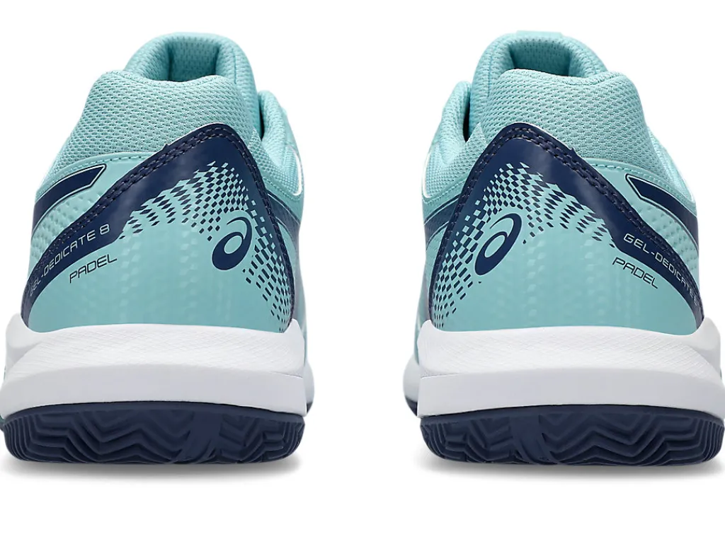 Padel|Padel>ASICS GEL-DEDICATE 8 PADEL Teal Tint/Thunder Blue