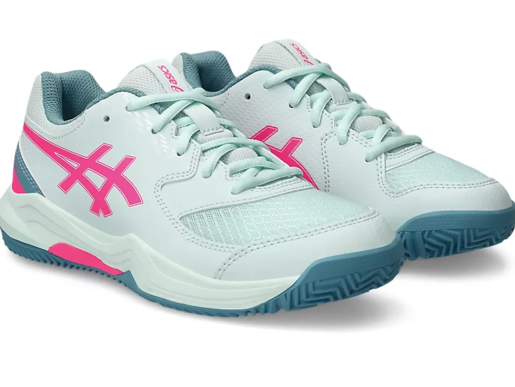 Padel|Andere sporten>ASICS GEL-DEDICATE 8 PADEL GS Soothing Sea/Hot Pink