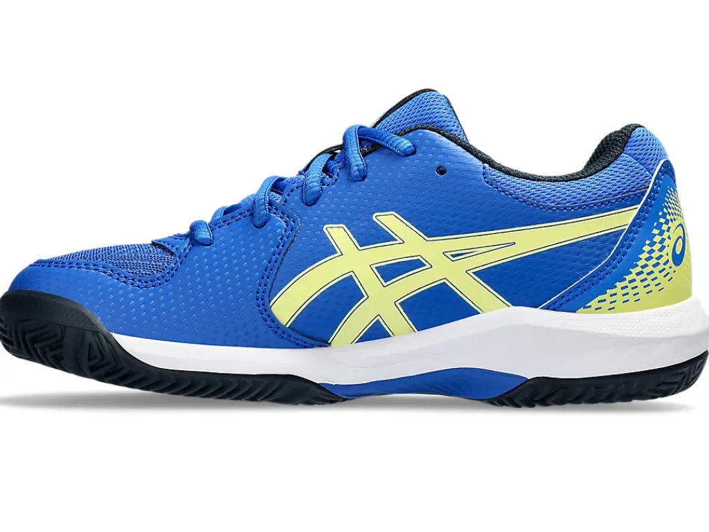 Padel|Andere sporten>ASICS GEL-DEDICATE 8 PADEL GS Illusion Blue/Glow Yellow
