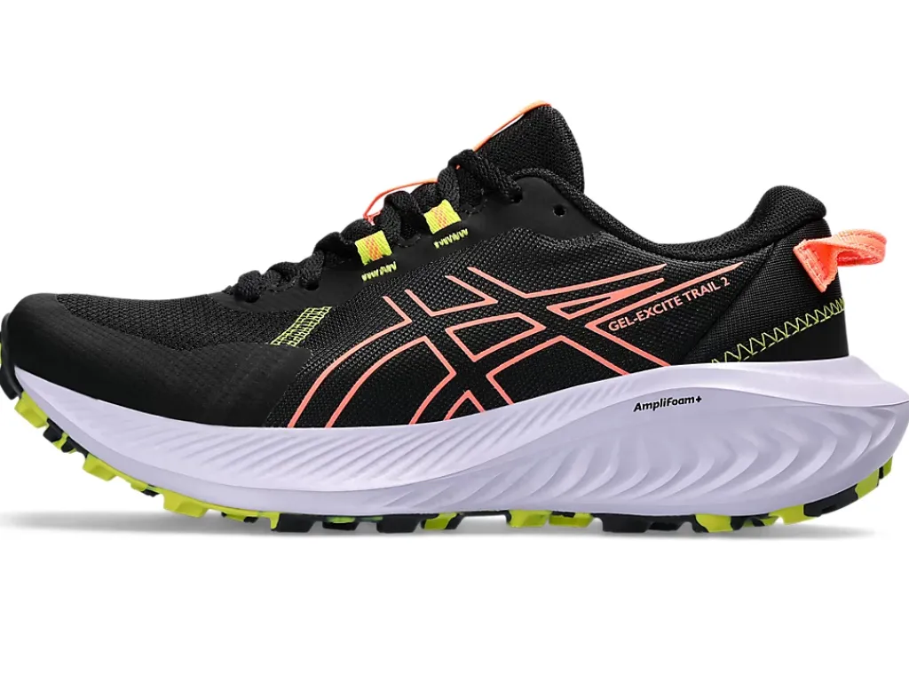 Trail running|Trailschoenen & wandelschoenen>ASICS GEL-EXCITE TRAIL 2 Black/Sun Coral