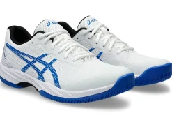 Tennisschoenen|Tennis>ASICS GEL-GAME 9 White/Tuna Blue
