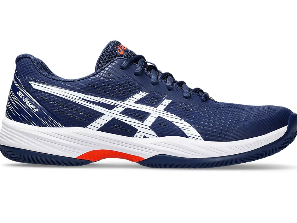 Tennisschoenen|Tennis>ASICS GEL-GAME 9 CLAY/OC Blue Expanse/White