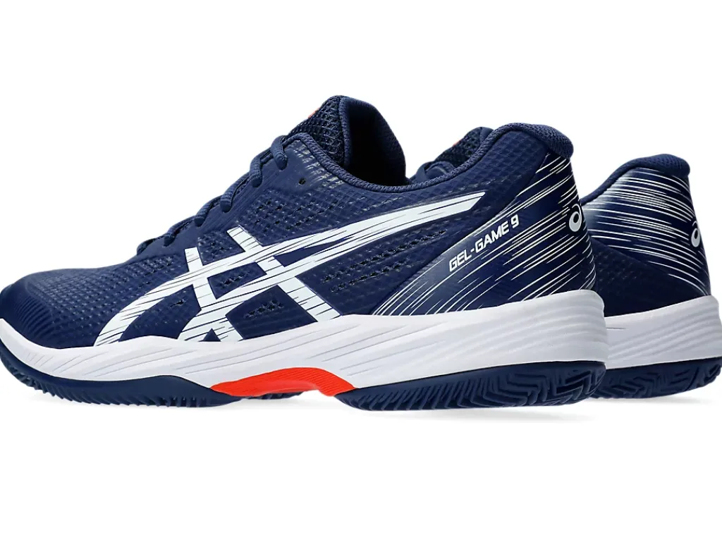 Tennisschoenen|Tennis>ASICS GEL-GAME 9 CLAY/OC Blue Expanse/White