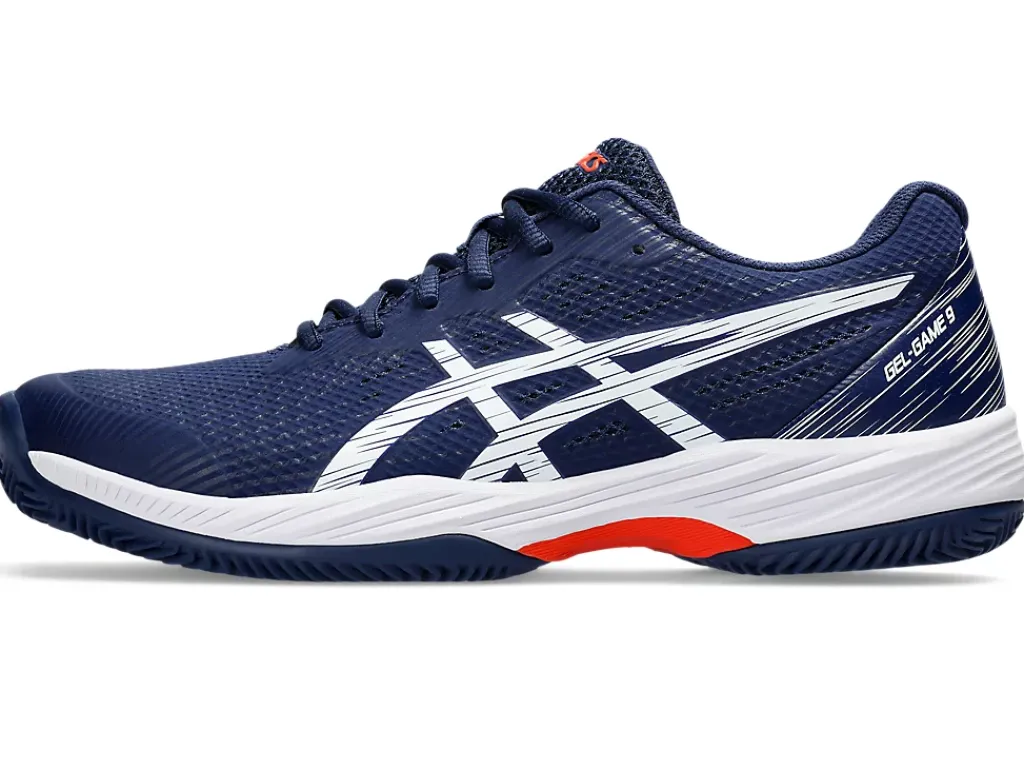Tennisschoenen|Tennis>ASICS GEL-GAME 9 CLAY/OC Blue Expanse/White
