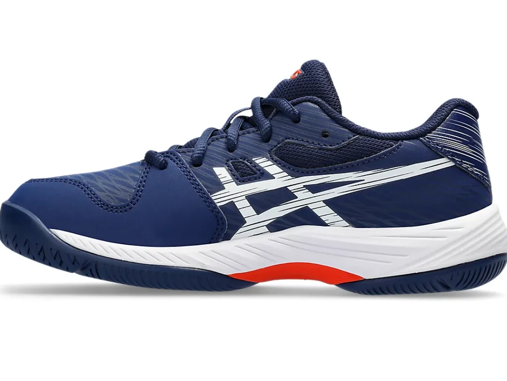 Tennisschoenen|Tennis>ASICS GEL-GAME 9 GS Blue Expanse/White