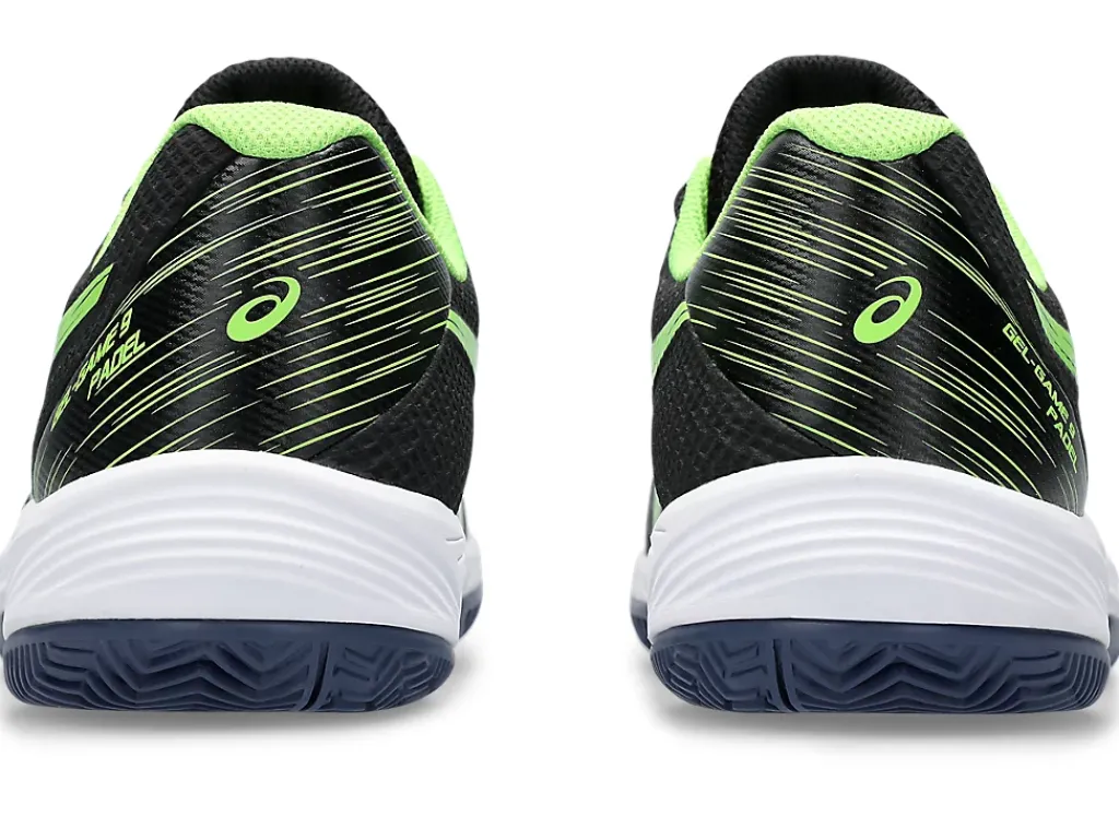 Padel|Padel>ASICS GEL-GAME 9 PADEL Black/Electric Lime
