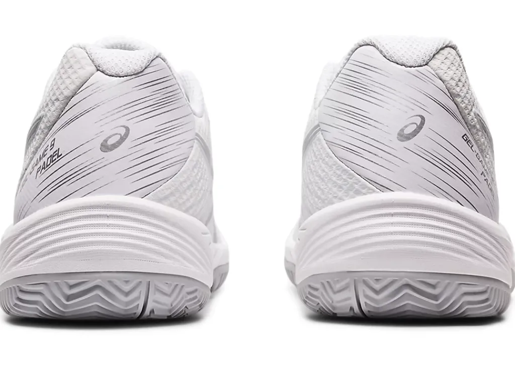 Padel|Padel>ASICS GEL-GAME 9 PADEL White/Pure Silver