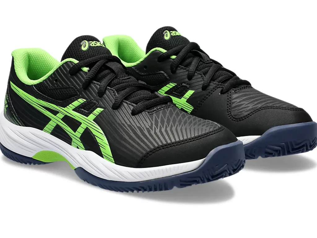 Padel|Andere sporten>ASICS GEL-GAME 9 PADEL GS Black/Electric Lime