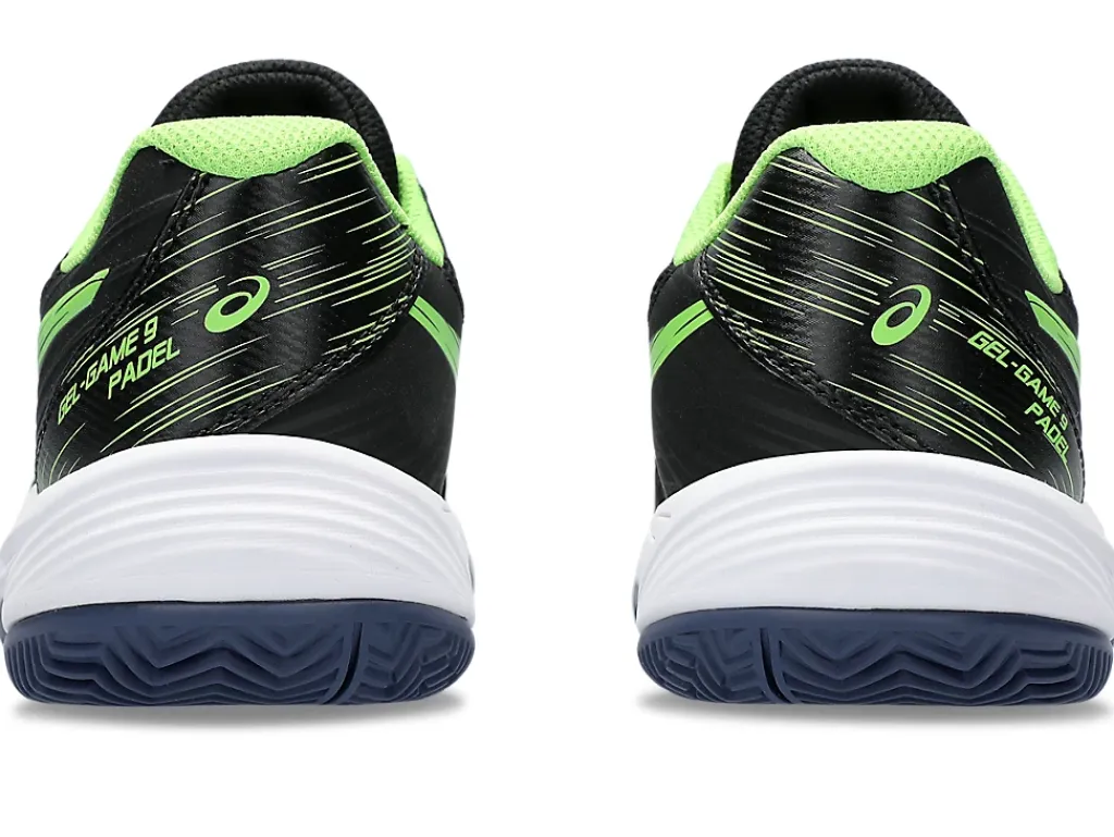 Padel|Andere sporten>ASICS GEL-GAME 9 PADEL GS Black/Electric Lime