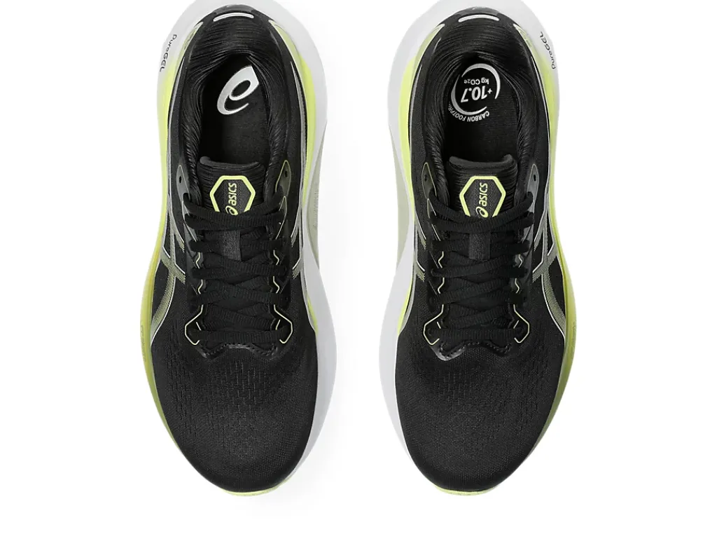 Run further (stability)|GEL-KAYANO™>ASICS GEL-KAYANO 30 Black/Glow Yellow