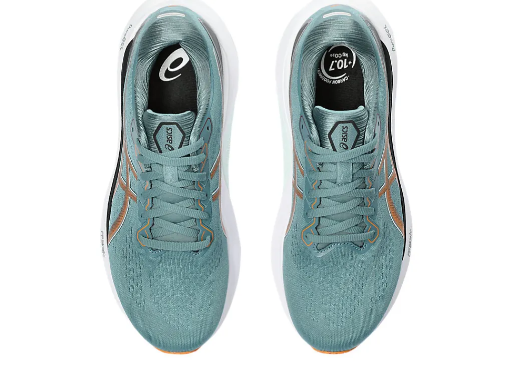 GEL-KAYANO™|Hardlopen>ASICS GEL-KAYANO 30 Foggy Teal/Bright Orange