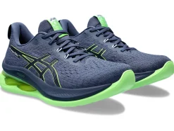 Run faster|Hardloopschoenen>ASICS GEL-KINSEI MAX Thunder Blue/Electric Lime