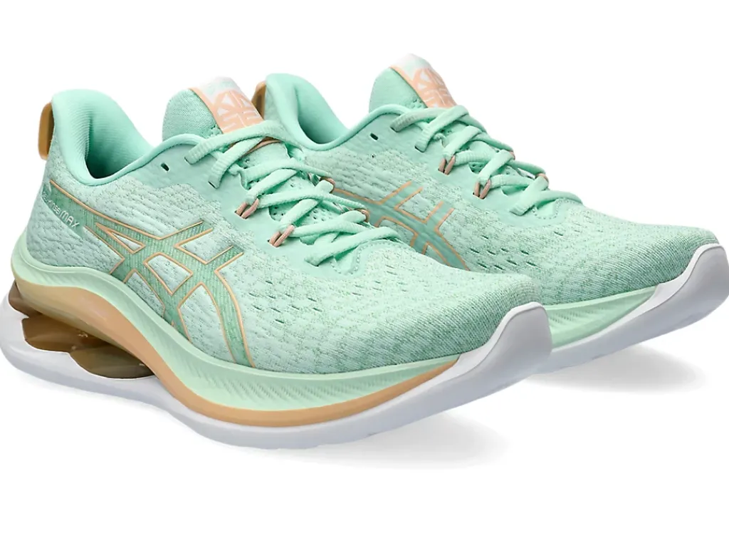 Run faster|Hardloopschoenen>ASICS GEL-KINSEI MAX Mint Tint/Apricot Crush