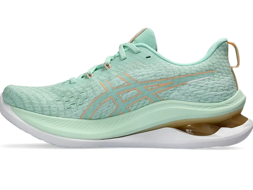 Run faster|Hardloopschoenen>ASICS GEL-KINSEI MAX Mint Tint/Apricot Crush
