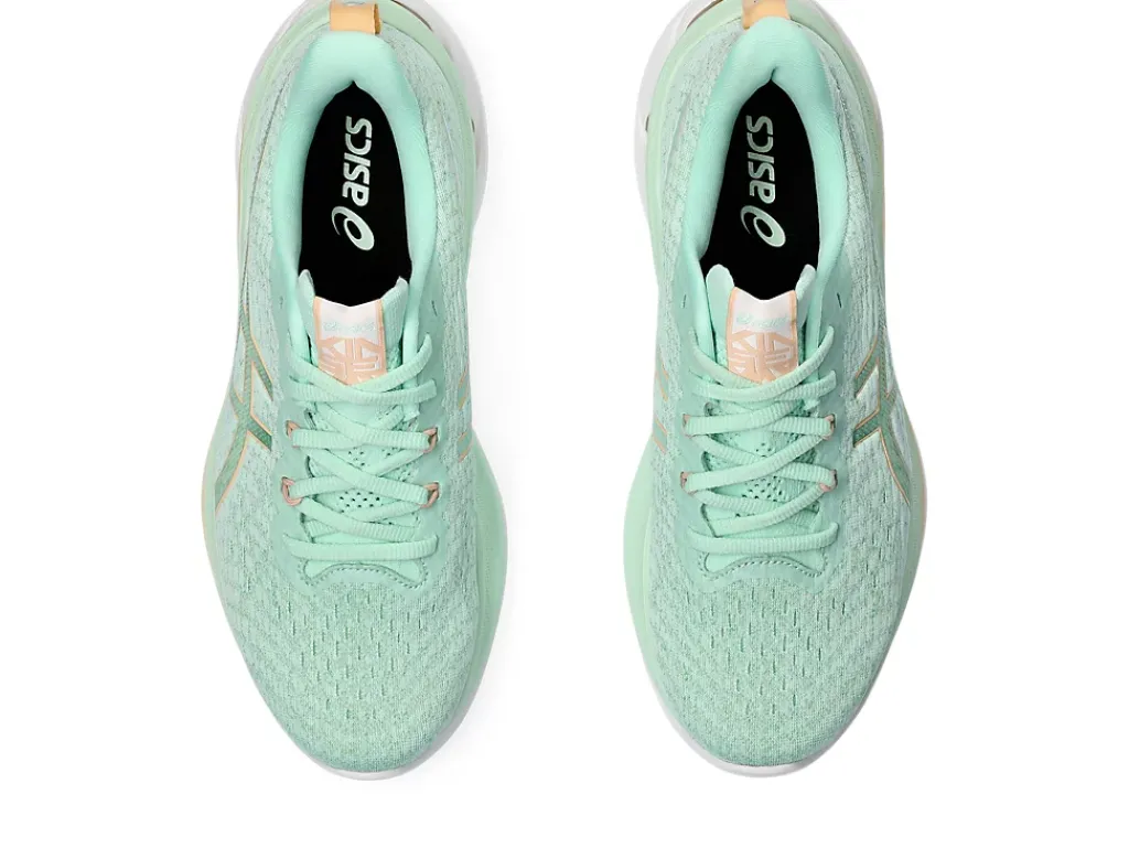 Run faster|Hardloopschoenen>ASICS GEL-KINSEI MAX Mint Tint/Apricot Crush