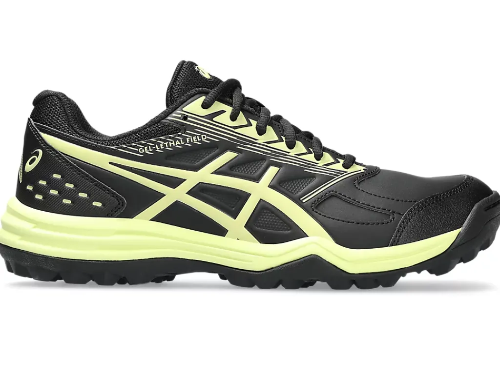 Hockey|Schoenen>ASICS GEL-LETHAL FIELD Black/Glow Yellow