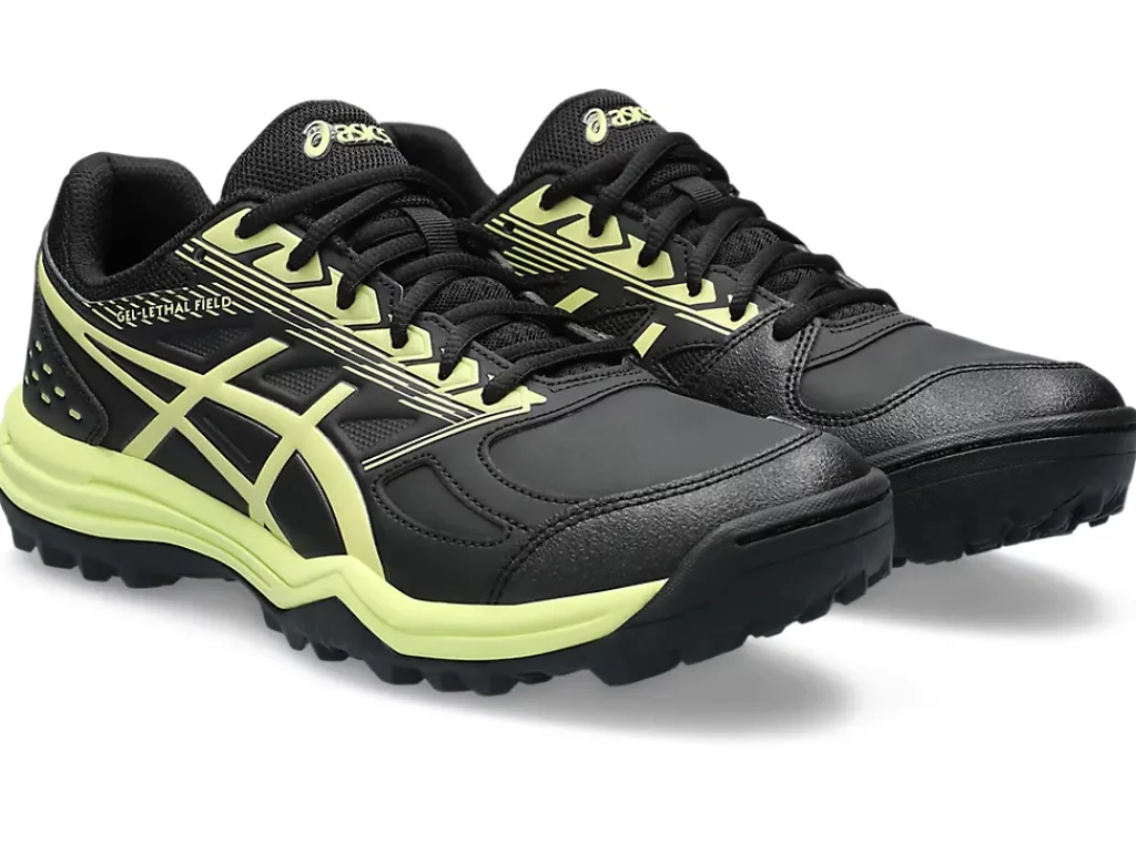 Hockey|Schoenen>ASICS GEL-LETHAL FIELD Black/Glow Yellow