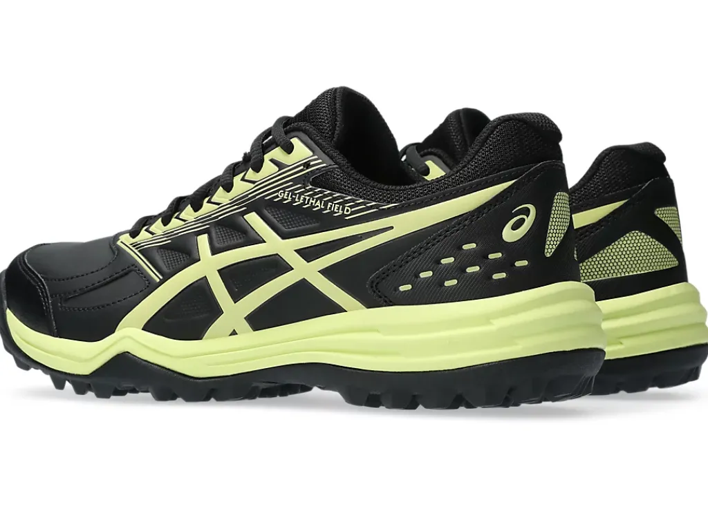 Hockey|Schoenen>ASICS GEL-LETHAL FIELD Black/Glow Yellow