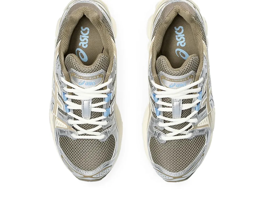 GEL-NIMBUS 9|Nieuw binnen>ASICS GEL-NIMBUS 9 Pepper/Wood Crepe